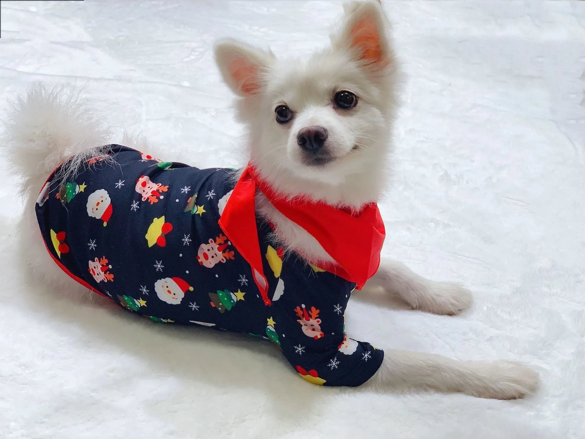 Family Christmas matching pajamas set in 95% cotton with plaid and cartoon designs for parents, children, and dogs