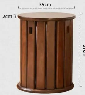 Stackable iron round dining stool in cream colour, showing clean lines and sturdy metal frame.
