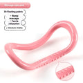 Yoga four piece fitness set with leg stretcher, pedal device, yoga ring, and tension rope.