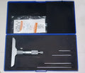 0-100mm depth micrometer set with 0.01μm resolution and alloy construction