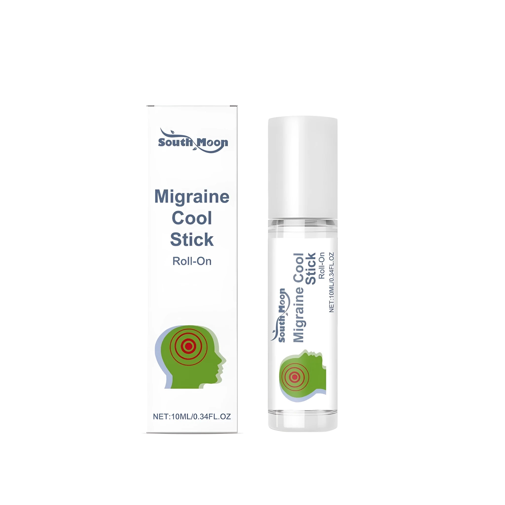 Mint soothing ball stick 10ml roll-on cooling gel balm with natural ingredients