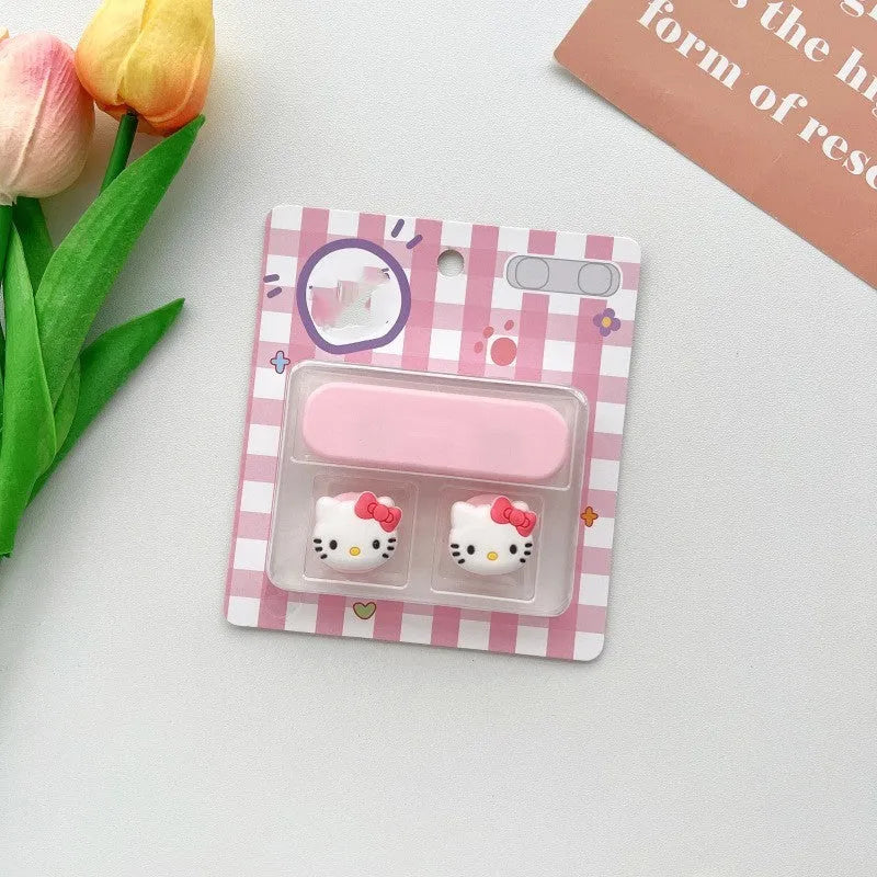 Cartoon style plastic magnetic cable fixer for desktop organisation