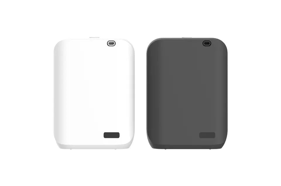 White smart HVAC wall mount aroma diffuser with 150ml capacity and app control functionality