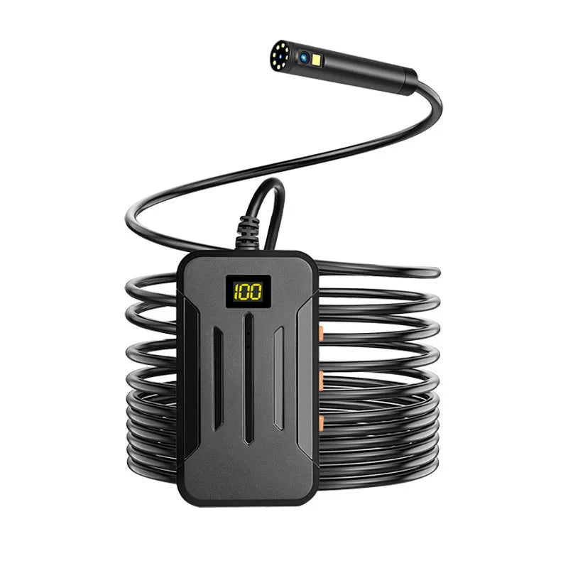 Wireless dual lens endoscope with IP68 waterproof rating and 20 metre cable