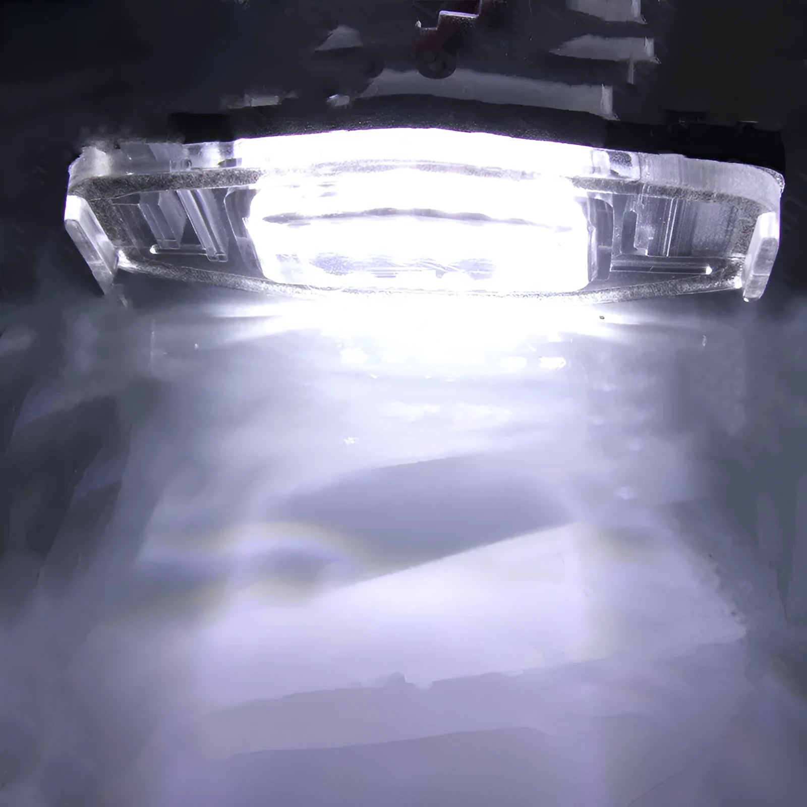 Cool white LED license plate light unit for Honda Civic with plastic housing