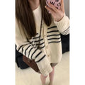 Button-front collar cardigan with 3D pattern in picture colour
