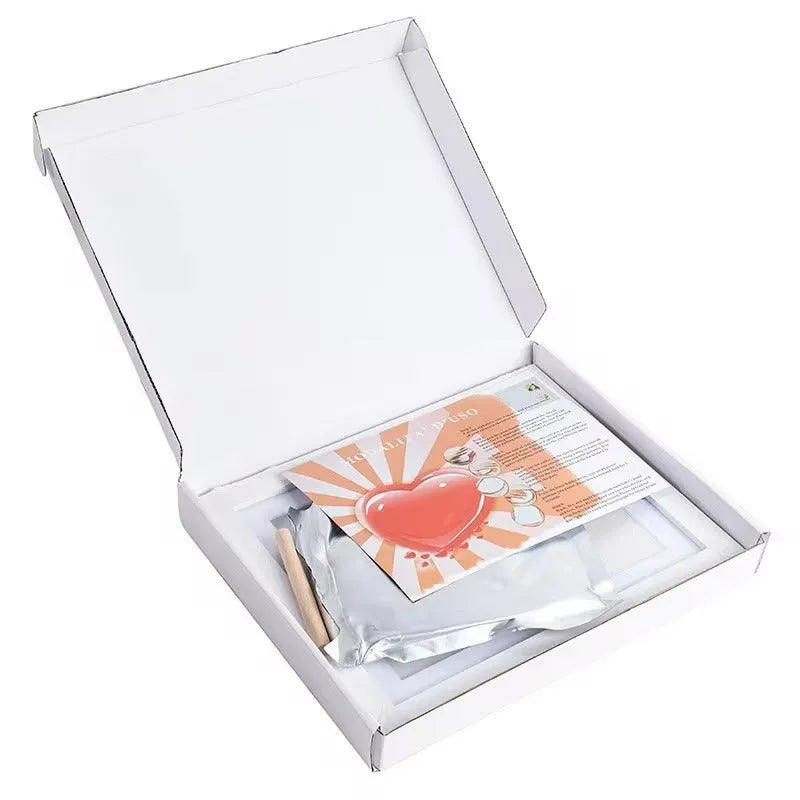 Pet paw print DIY kit with modelling clay and commemorative photo frame for cats and dogs