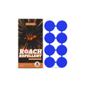 Kitchen cockroach killer bait station pack with 8 bait stickers and 8 glue boards for indoor household pest control
