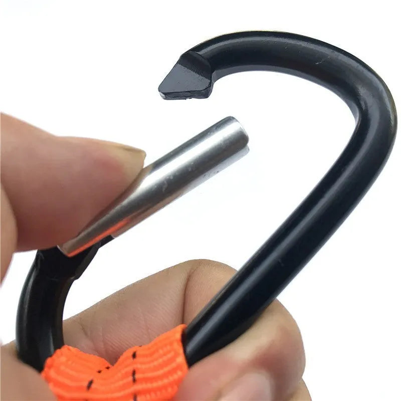 Orange fishing rod safety rope measuring 90cm with elastic anti-separation design