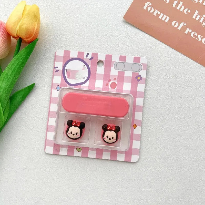 Cartoon style plastic magnetic cable fixer for desktop organisation