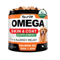 Bottle of 120 count fish oil softgel capsules, an Omega-3 DHA and EPA dietary supplement.