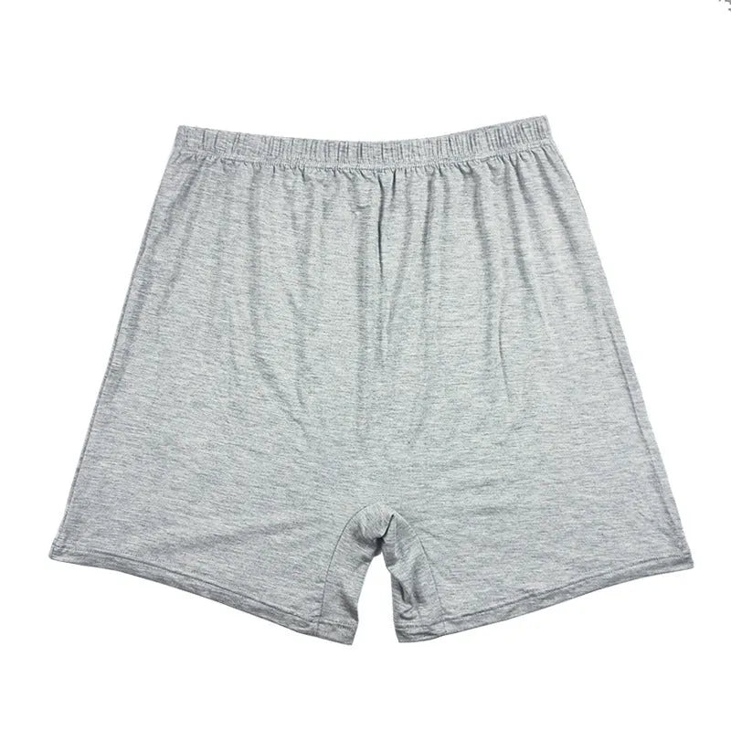 Solid colour men's modal boxer shorts with high waist design in five colour options