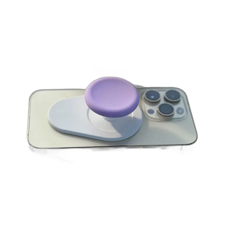 Silicone cup cover for magnetic mobile phone airbag bracket in snap-on design with colour options