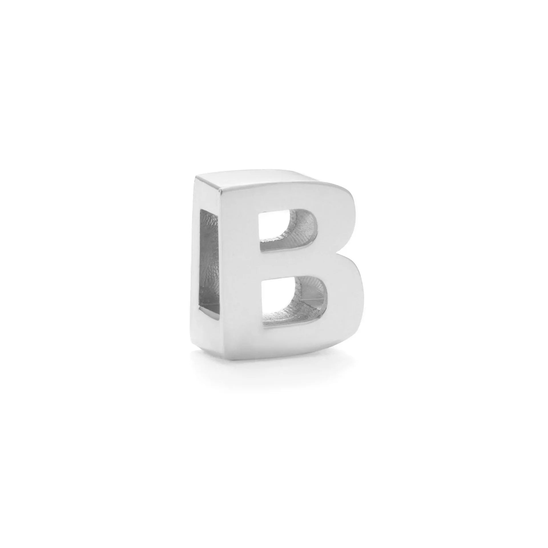 Titanium steel number letter necklace with 40.5cm chain and electroplated gold or silver finish