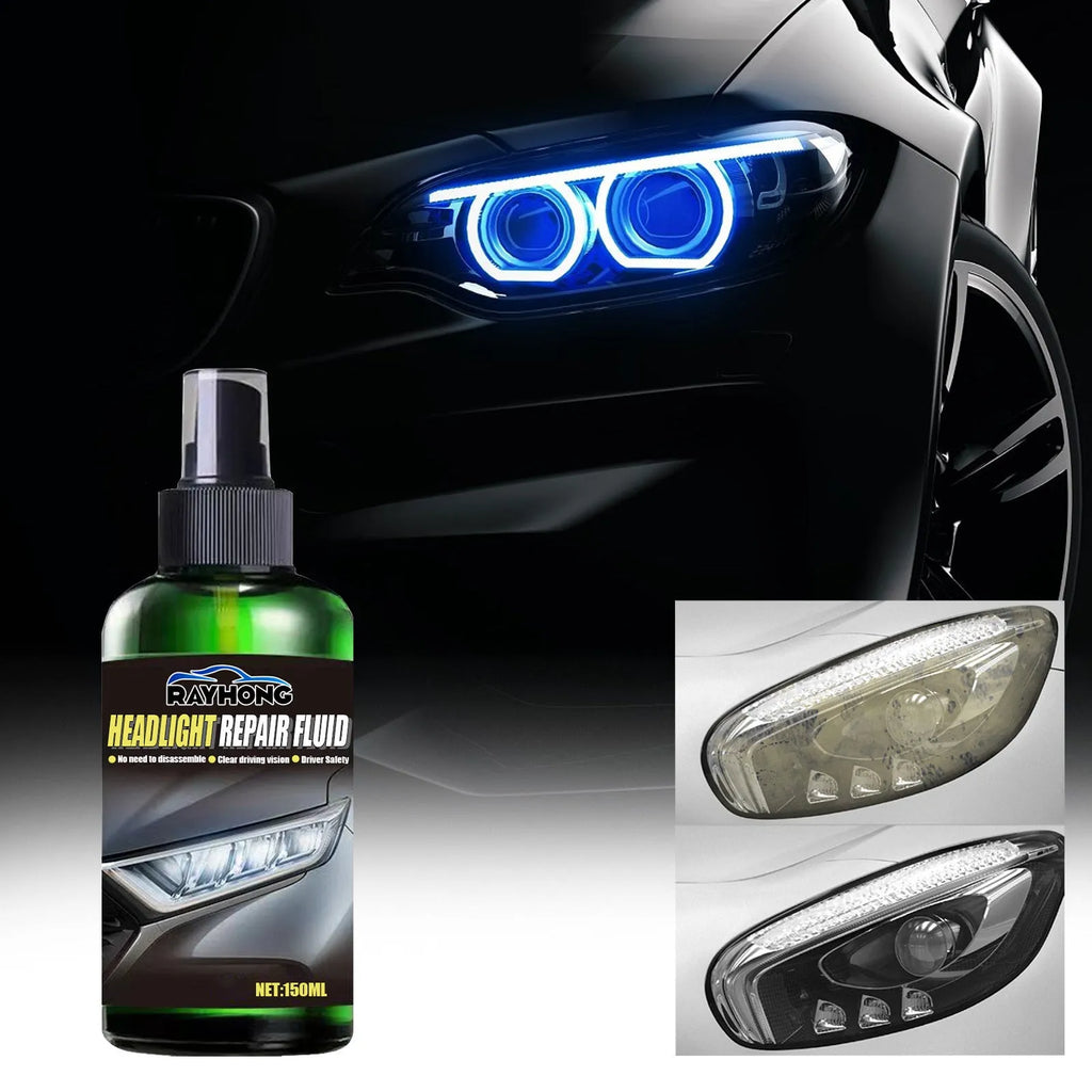 150ml bottle of car lamp repair liquid for restoring yellowed plastic headlights