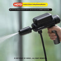 Foldable cordless high-pressure car washing machine with 130W motor, nozzle and foam lance