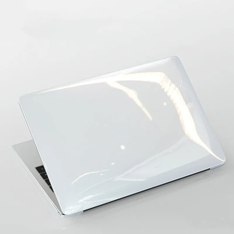 Transparent and black PC hard shell cases for MacBook Pro 14-inch and 16-inch laptops