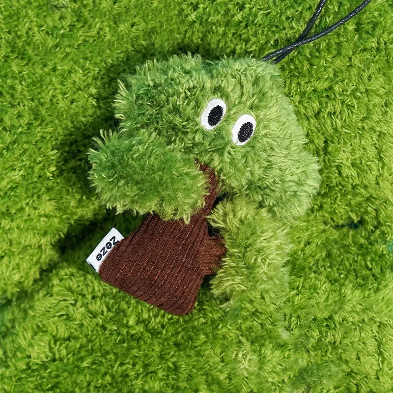 Pine tree shaped cat toy with cat mint filling and tease stick in three sizes