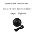 Head-mounted boxing reaction training ball set with PU balls, rubber ball and two headbands on a neutral background.