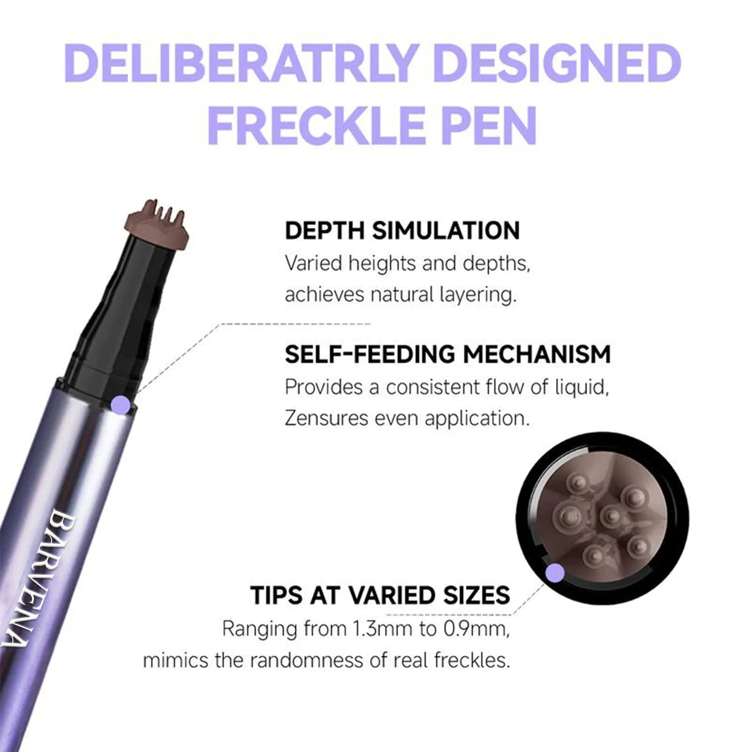 Double-headed brow cream pen in brown and black for eyebrow shaping