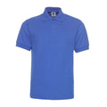 Men's solid colour lapel polo shirt in cotton blend fabric with short sleeves and loose fit