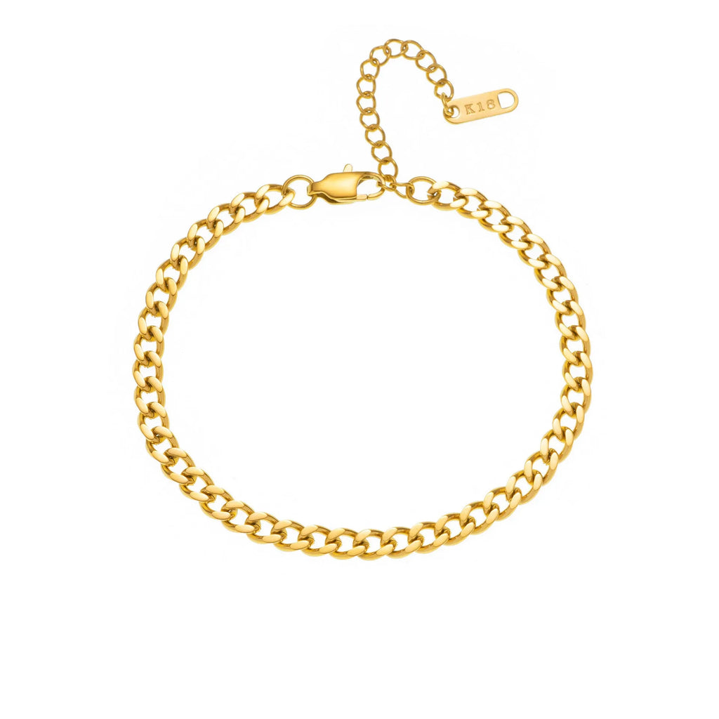 Titanium steel number letter necklace with 40.5cm chain and electroplated gold or silver finish