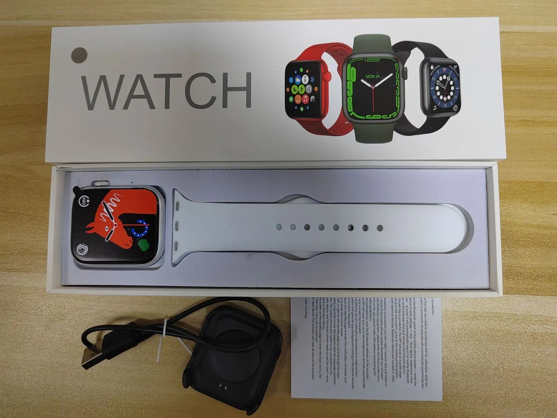 GT20 smartwatch with black silicone strap and alloy case showing heart rate monitoring on screen.