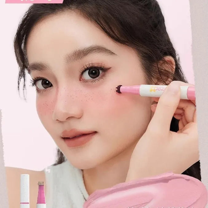 Korean Sweet Girl liquid eyeliner pen in CP01 Pink Gravel colour, 4g net content