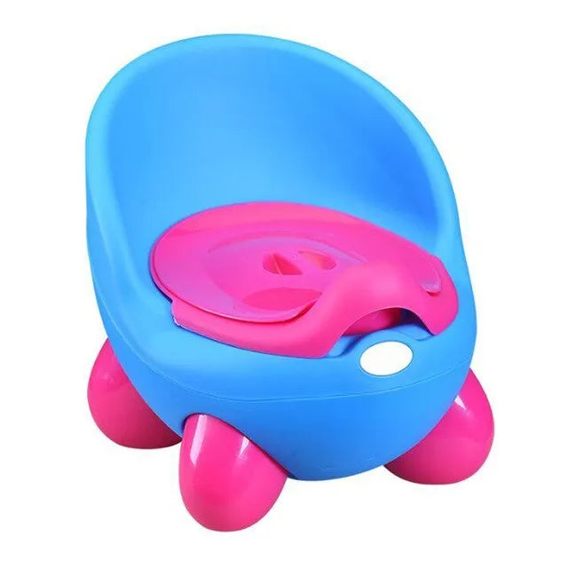 Dandan children's plastic toilet training stool with baby seat in blue colour