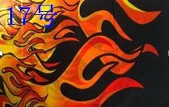 New outdoor variety magic bandana cycling mask neck cover sunscreen 49x24cm polyester, 39 patterns shown in a flat layout