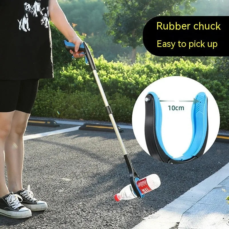 Multi-colour trash clip clamp in plastic and aluminium alloy for securing waste bags