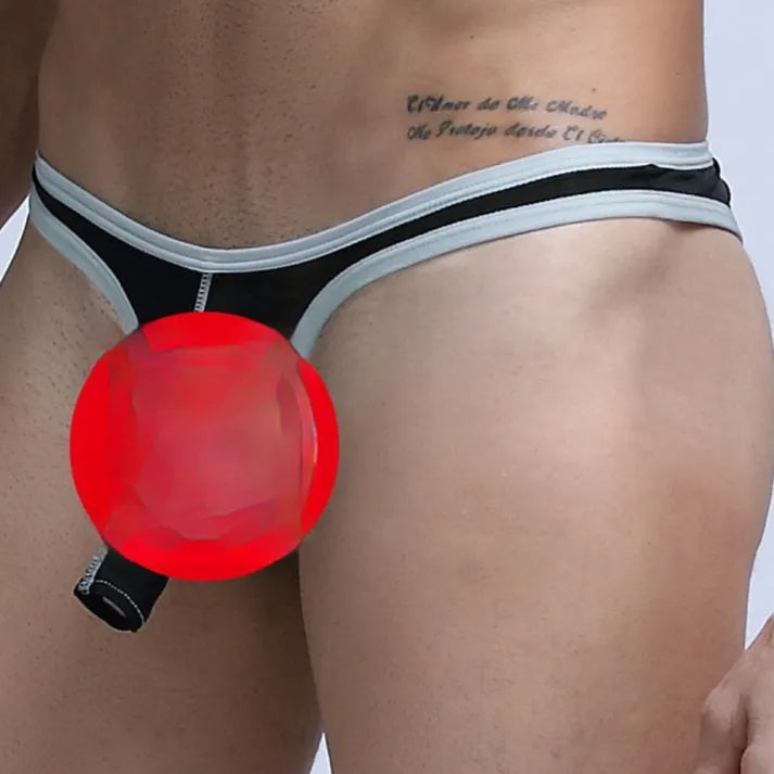 Men's Ice Silk underwear briefs with elephant nose front panel in multiple colours.