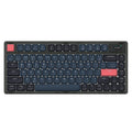 Ajazz AK832PRO green mechanical keyboard with colour screen, compact 81-key layout, and RGB lighting.