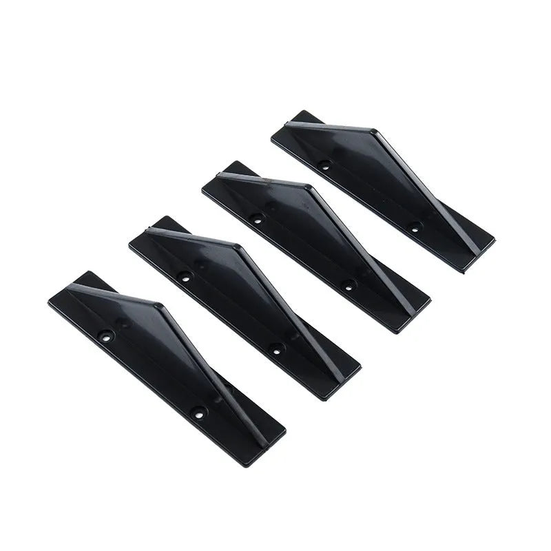 Universal 15cm triangle rear car spoiler in carbon fibre or black ABS for general motors vehicles