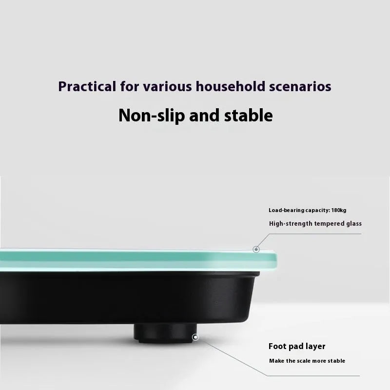 Household weighing scale in 26cm size with multiple colour and power options