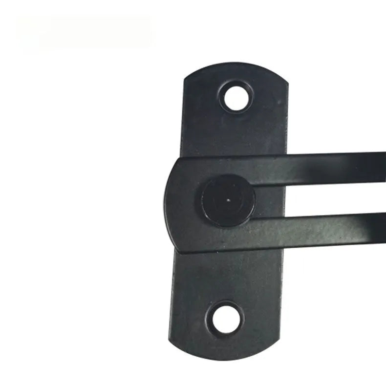 90 degree black carbon steel shackle padlock for sliding barn doors