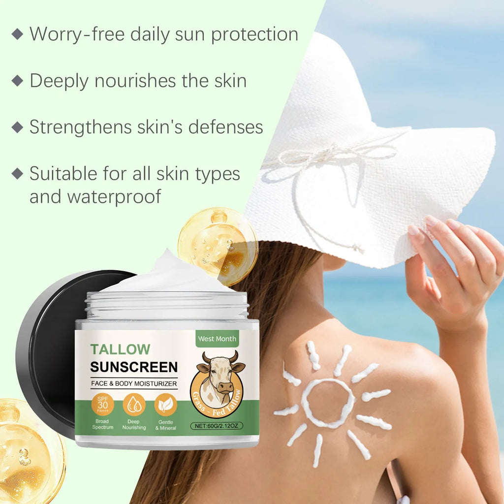 60g tube of moisturising sun cream with hyaluronic acid and SPF protection