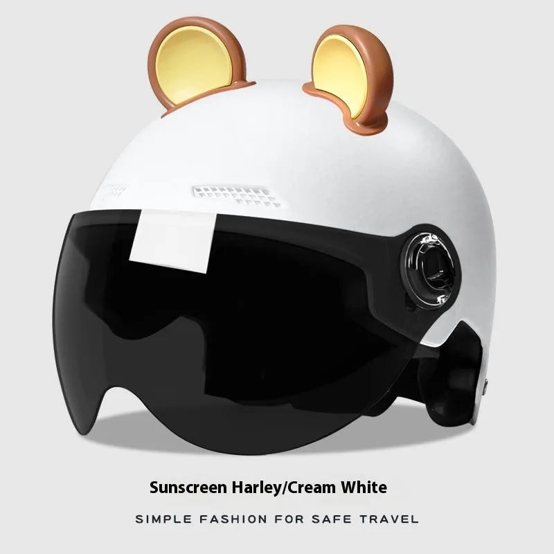 Electric bicycle helmet with ABS shell in multiple colour options for adult commuting