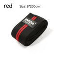 Sports knee pads for weightlifting and cycling in adjustable free size with blue, yellow, red, or grey colour options