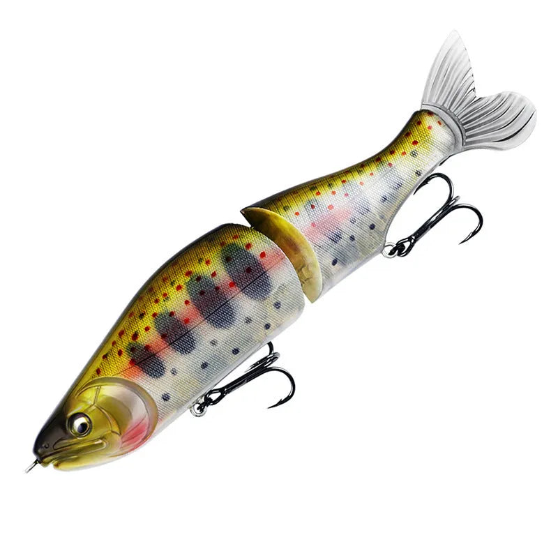 185mm hard plastic fishing lure for bass and pike in one of fifteen colour options