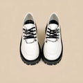 Women's Duke Asterism colour loafers with a metal cross shoulder strap and round toe.
