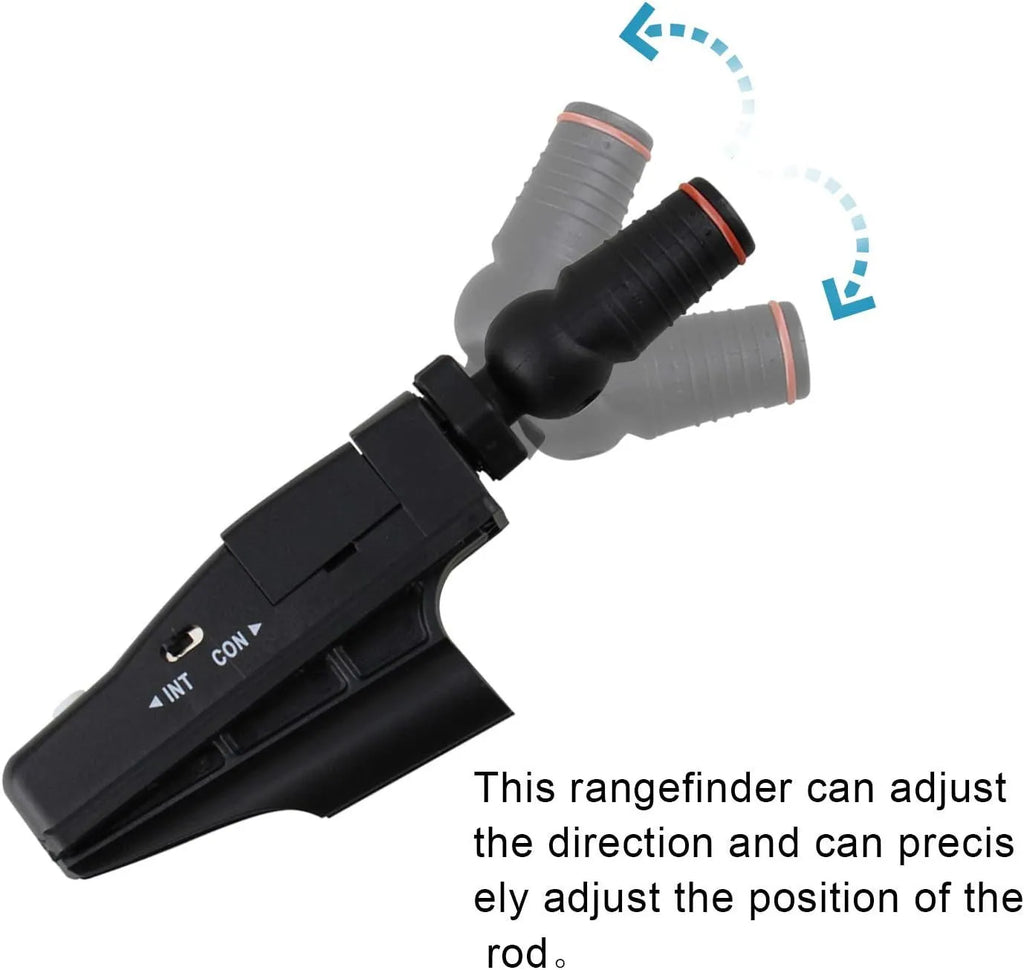 Black golf putter laser aiming instrument for putting alignment practice