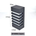 Modern minimalist outdoor wall lamp with aluminium alloy shell for garden or patio mounting