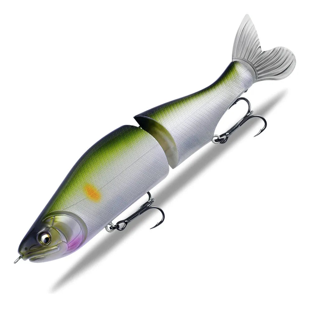 185mm hard plastic fishing lure for bass and pike in one of fifteen colour options
