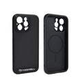 Black universal phone case compatible with iPhone 13 Pro, 14 Pro and 15 Pro series models.