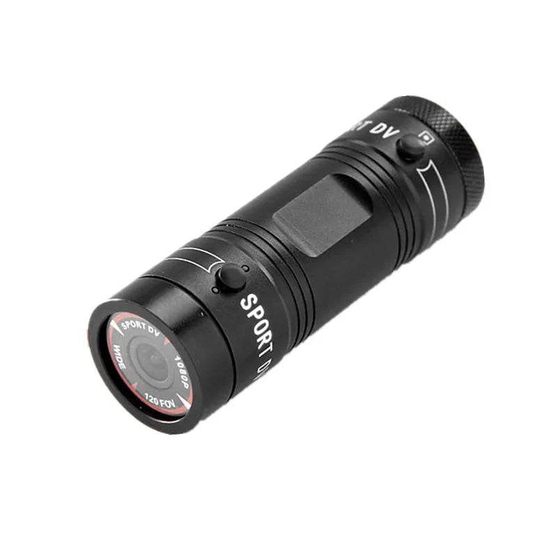 IP6 sports camera black aluminium alloy body compact action camera for outdoor adventure