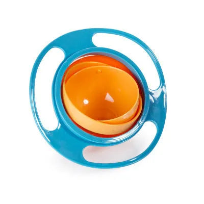 Children's rotating balance bowl in plastic, blue colour, suitable for toddlers over 24 months