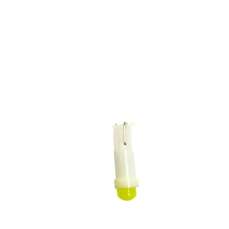 T5 LED car bulb in multiple colours for dashboard and instrument panel lighting