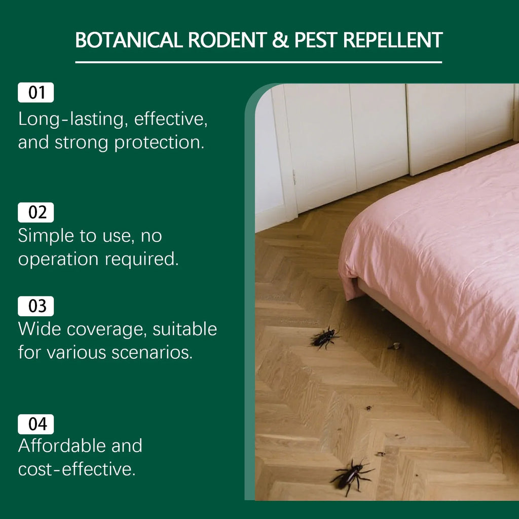 Ten anti-mouse repellent pills and three mesh bags for warehouse and household pest protection