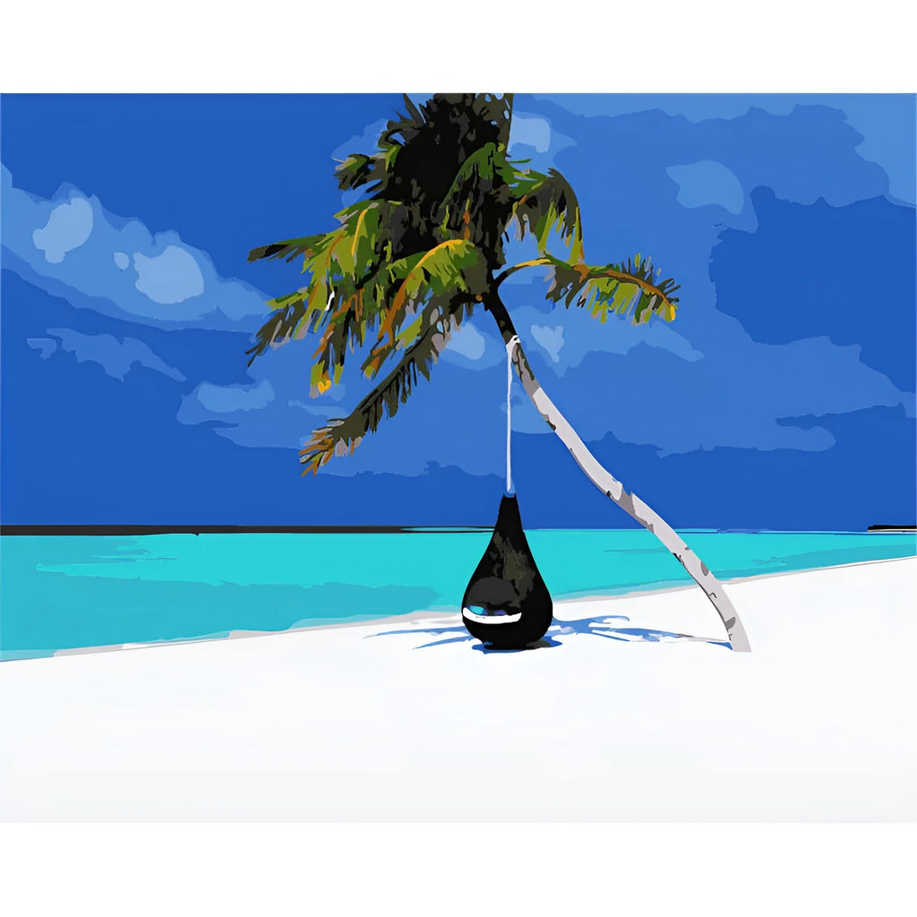 40 by 50cm digital oil painting canvas print in Kz918 colours for wall décor